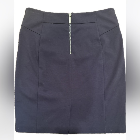 MICHAEL Michael Kors- Dark Brown Skirt w/ Gold Zipper- Above the Knee- SIZE 8 - Picture 2 of 7